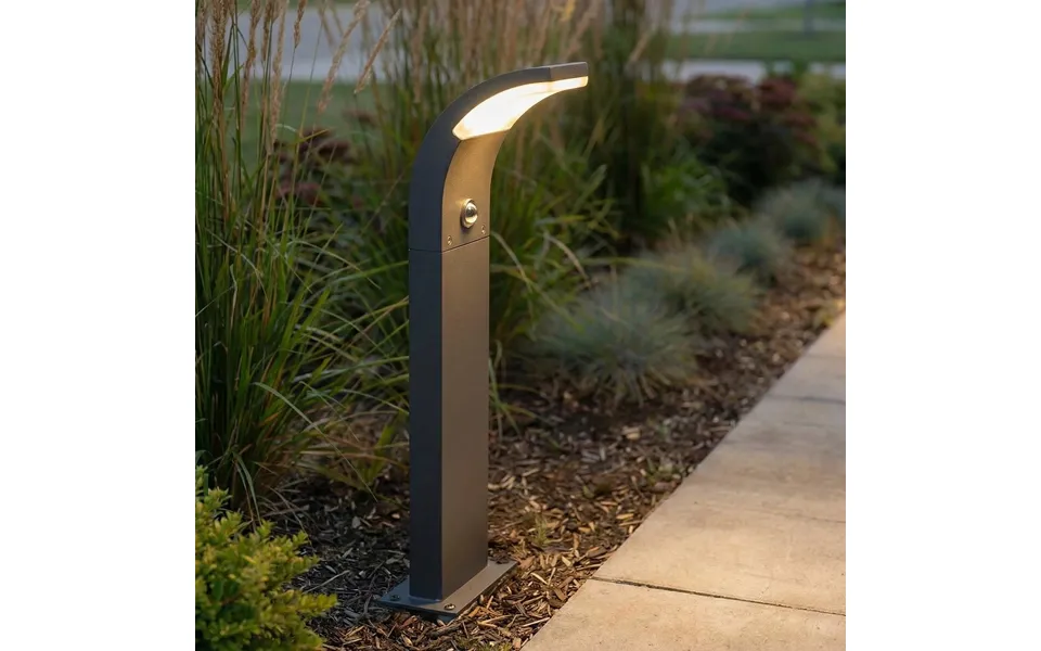 Timm Outdoor Garden Lamp W Sensor Graphite Lucande - Patio