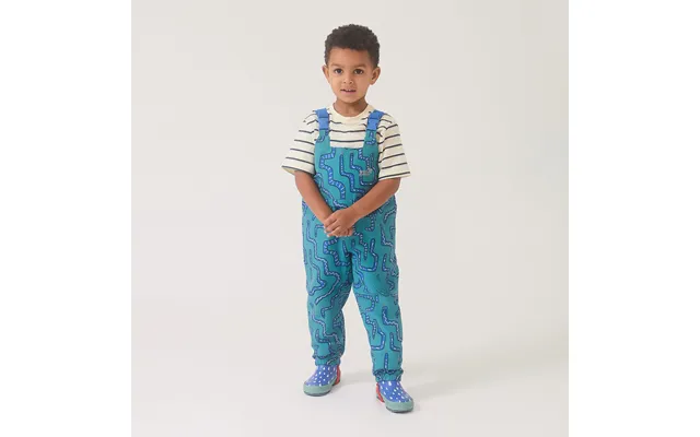 Baby Ecolight Waterproof Dungarees Green Snake - Muddy Puddles