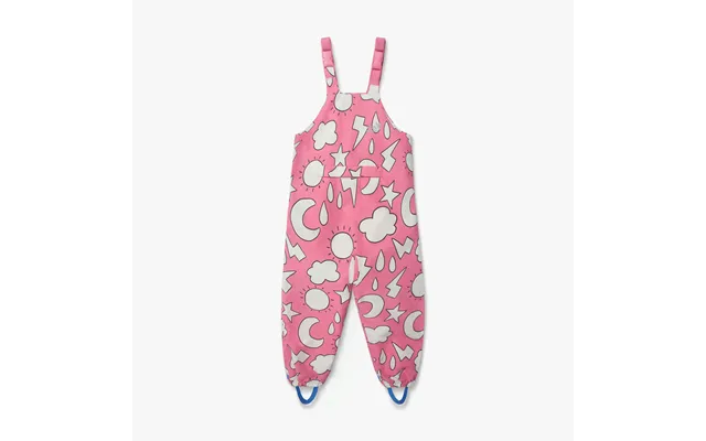 Baby Ecolight Waterproof Dungarees Pink Weather - Muddy Puddles