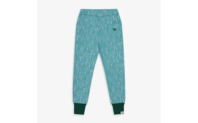 Baby Kids Thermal Leggings Turquoise Forest - Muddy Puddles