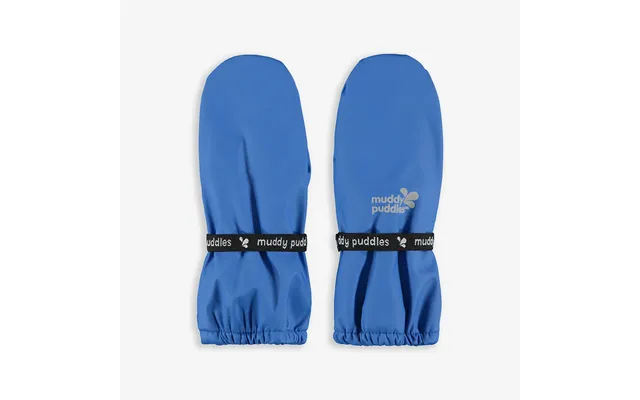 Baby Pu Mitts Royal Blue Recycled - Muddy Puddles