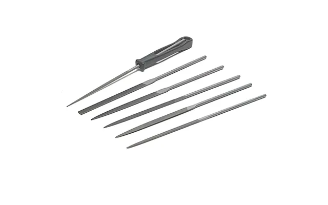 Bahco 6 Piece Precision Needle File Set In Plastic Wallet