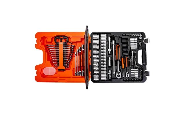 Bahco S108 108 Piece Combination Drive Socket And Spanner Set