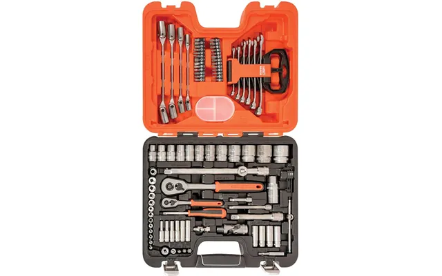 Bahco S910 92 Pieces 1 4 And 1 2 Drive Socket And Spanner Set