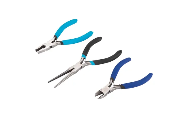 Bluespot 3 Piece Soft Grip Mini Plier Set