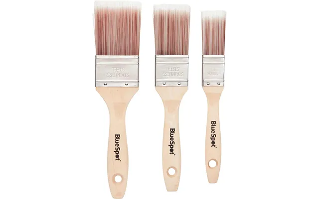Bluespot 3 Piece Synthetic Paint Brush Set