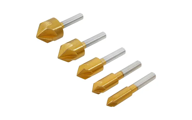 Bluespot 5 Piece Hss Titanium Countersink Bit Set