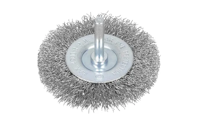 Bluespot Flat Crimped Steel Wire Wheel Brush