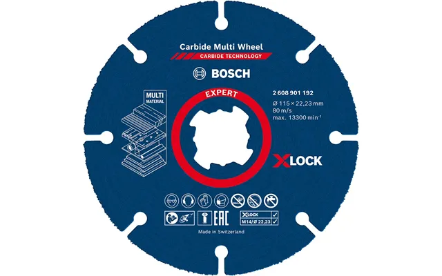 Bosch Expert X Lock Carbide Multi Cutting Disc
