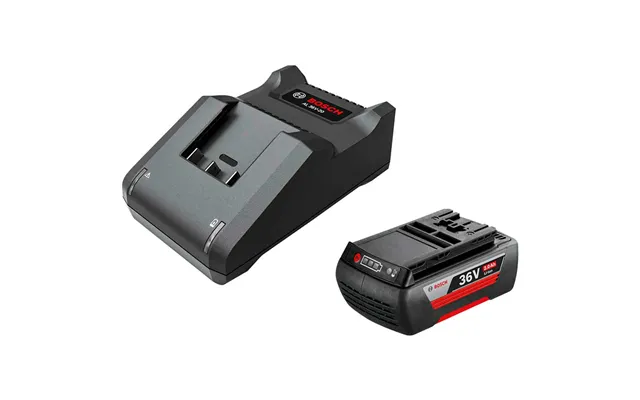 Bosch Genuine Blue And Green 36v Cordless Li-ion Battery 2ah And Charger
