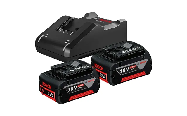 Bosch Genuine Pro 18v Cordless Coolpack Li-ion Battery 4ah And Charger