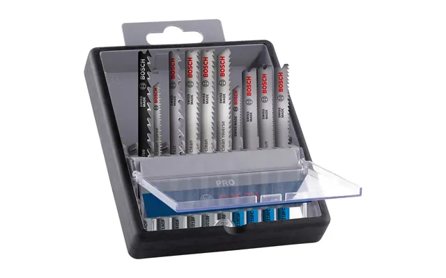 Bosch Pro 10 Piece Wood And Metal Cutting Jigsaw Blade Set