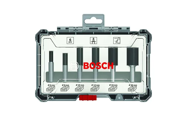 Bosch Pro 6 Piece 1 4 Router Bit Set