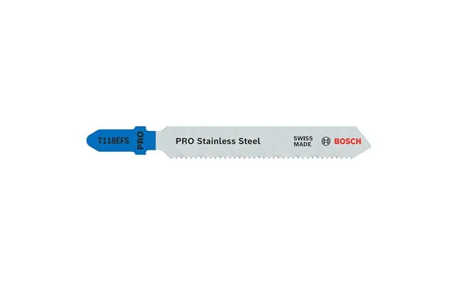 Bosch Pro T118 Efs Stainless Steel Cutting Jigsaw Blade