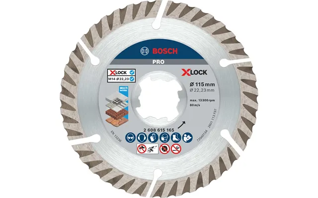 Bosch Pro X Lock All Purpose Universal Diamond Cutting Disc