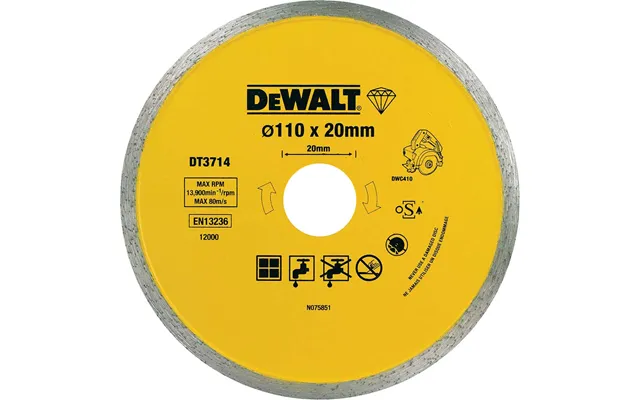 Dewalt Diamond Ceramic Cutting Tile Saw Blades
