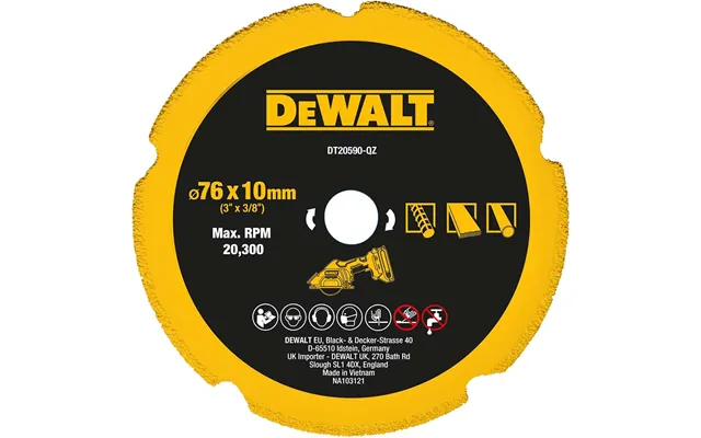 Dewalt Diamond Multi Material Disc For Dcs438