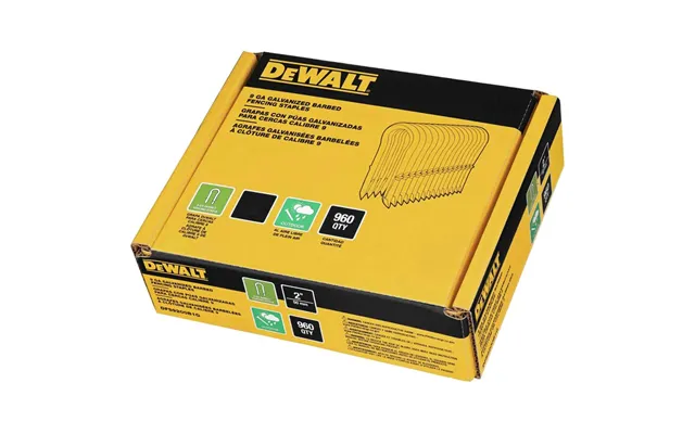 Dewalt Galvanised Staples For Dcfs950 Fencing Stapler