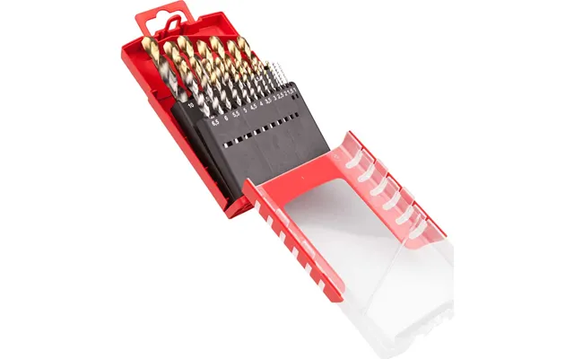 Dormer A087 No 201 19 Piece Hss Tin Coated 1.0mm-10mm By 0.5mm Drill Set