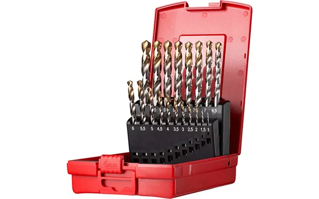 Dormer A095 No 201 19 Piece Hss Tin Coated 1mm-10mm By 0.5mm Drill Set
