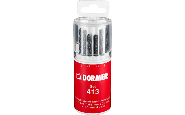 Dormer A191-413 13 Piece Hss Jobber Drill Bit Set