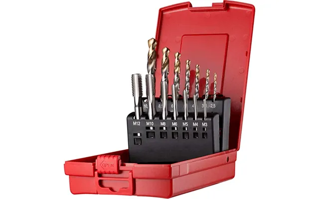 Dormer L115 No 101 14 Piece Hss Metric Tap And Drill Set