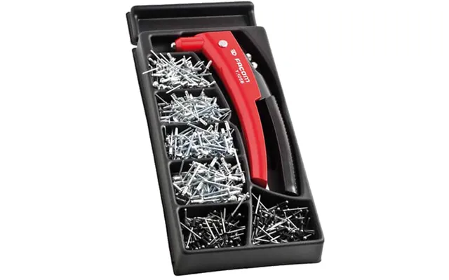 Facom Riveter And Rivets In Plastic Module Tray