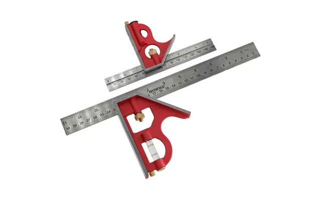 Faithfull 2 Piece Combination Square Set