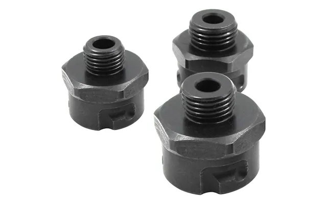 Faithfull 3 Piece Quick Release Holesaw Arbor Nut Set