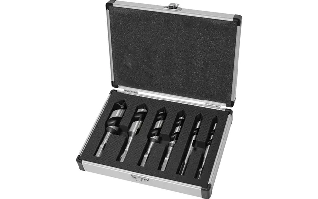 Faithfull 6 Piece Stubby Combination Auger Drill Bit Set