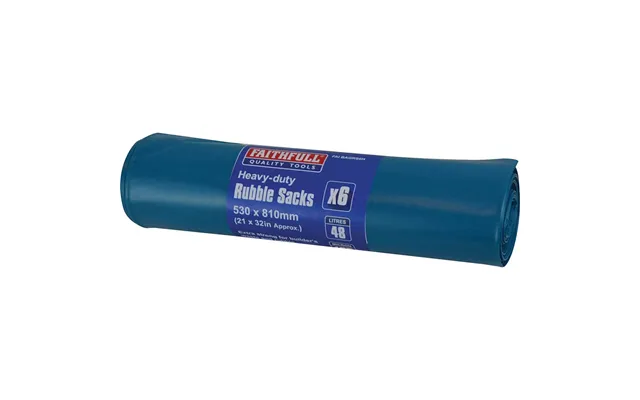 Faithfull Blue Heavy-duty Rubble Sacks
