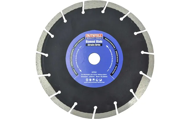 Faithfull Diamond Cutting Disc For Abrasive Materials
