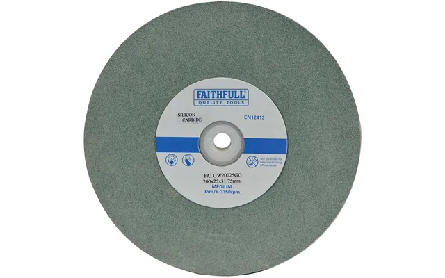 Faithfull Green Silicone Carbide Grinding Wheel