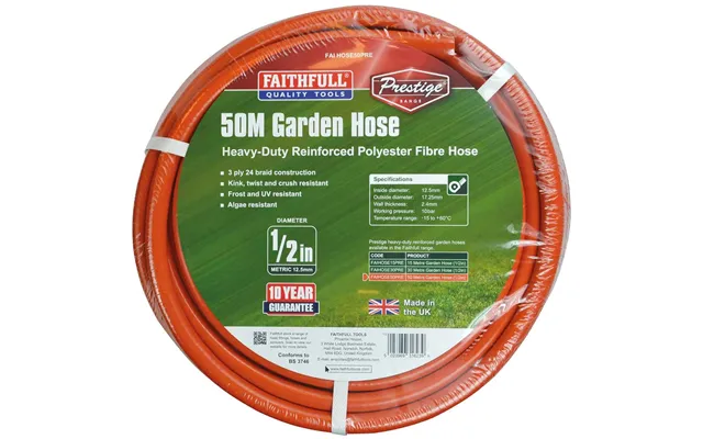 Faithfull Prestige Heavy Duty Garden Hose Pipe
