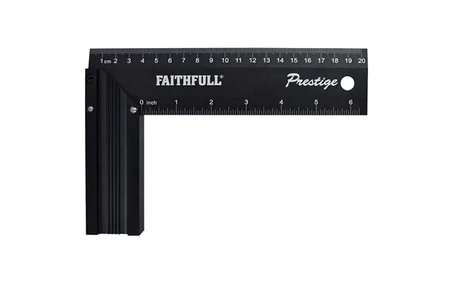 Faithfull Prestige Try Square Black Aluminium