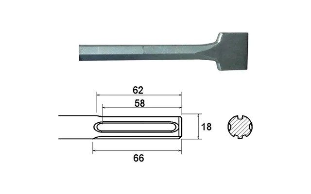 Faithfull Sds Max Straight Scaling Chisel