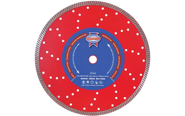 Faithfull Turbo Cut Diamond Cutting Disc