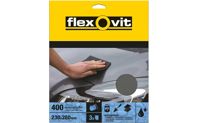 Flexovit Waterproof Sandpaper