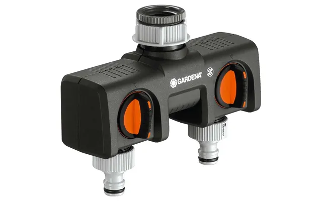 Gardena Original Dual Output Threaded Tap Hose Pipe Connector