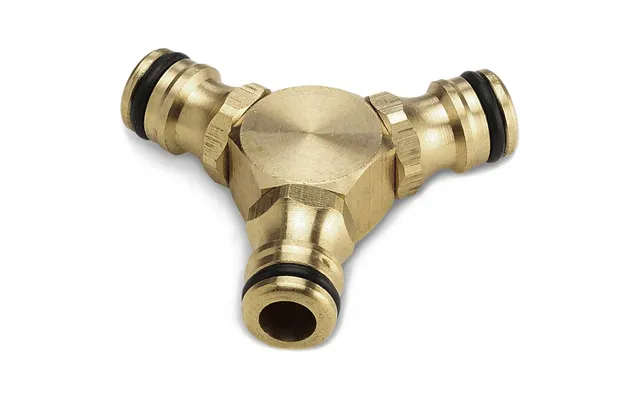 Karcher Brass 3 Way Garden Hose Coupling Connector