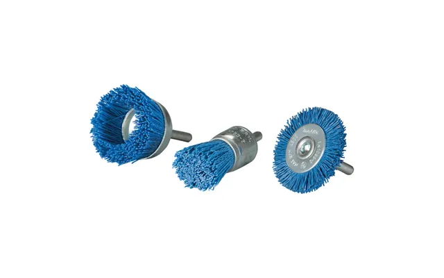 Makita 3 Piece Nylon Brush Set Fine