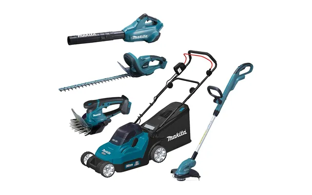 Makita 5 Piece 18v Lxt Cordless Complete Garden Tool Kit