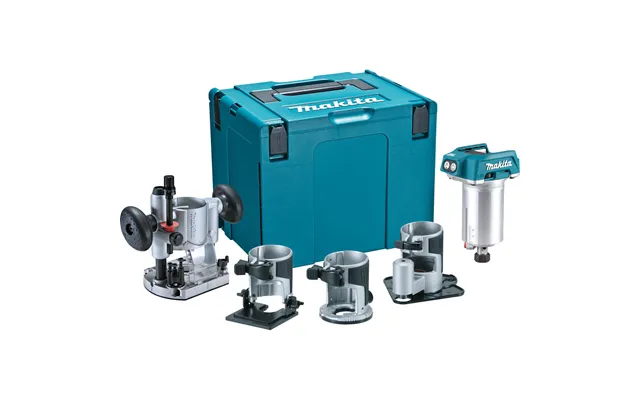 Makita Drt50 18v Lxt Cordless Brushless Plunge Router And Trimmer Kit