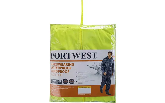 Portwest Essentials 2 Piece Waterproof Rain Suit