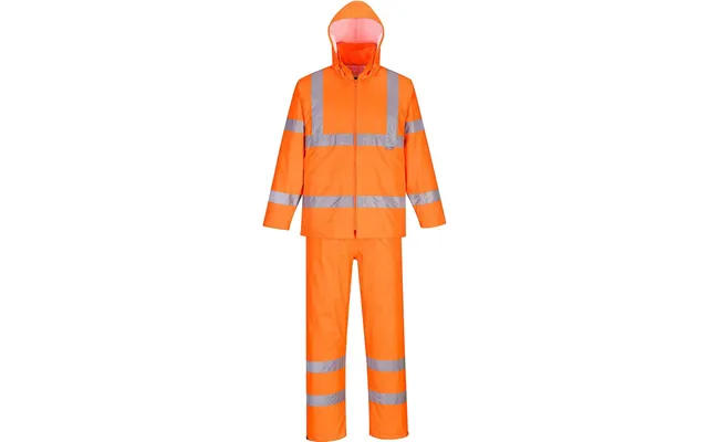 Portwest Hi Vis Packaway Rainsuit
