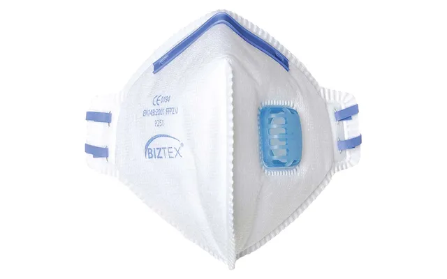 Portwest Individually Wrapped Fold Flat Valved Disposable Dust Masks