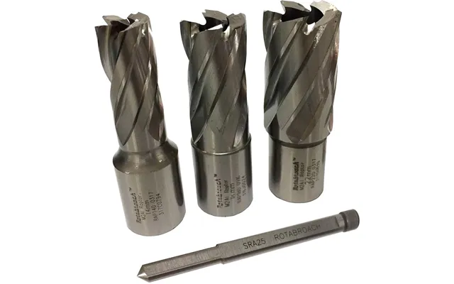 Rotabroach 3 Piece Raptor Mag Drill Hole Cutter Set And Pilot