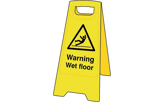 Scan Heavy Duty A-board Sign - Warning Wet Floor