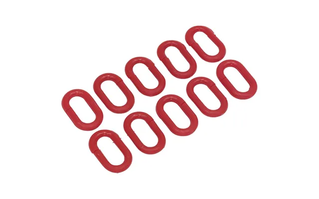 Sealey 10 Piece Red Plastic Chain Connector Set