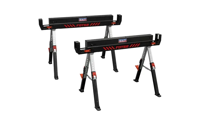Sealey 2 Piece Adjustable Saw Horse Set